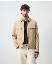 Mango - Suede-effect Pockets Jacket - Lyst