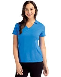Cutter & Buck - Daybreak Eco Recycled V-neck Polo Shirt - Lyst