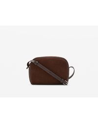 Mango - Suede Leather Shoulder Bag - Lyst