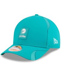 KTZ - Miami Dolphins 2025 Sideline Throwback M-crown 9forty Adjustable Hat - Lyst