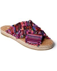 Minnetonka - Pearle Crossband Espadrille Sandals - Lyst