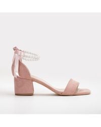 Forever & Always Shoes - Illy Low Block Heel Sandals - Lyst