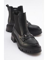 Prologue Shoes - Vesper Buckled Chelsea Boot () - Lyst