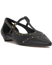 Vince Camuto - Valkie Studded T-strap Micro-heel Mary-jane Flats - Lyst