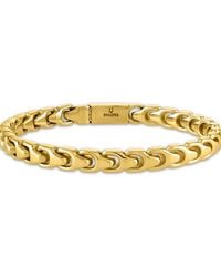 Bulova - Gold-tone Stainless Steel Link Bracelet - Lyst