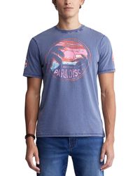 Buffalo David Bitton - Ticross Short Sleeve Graphic T-shirt - Lyst