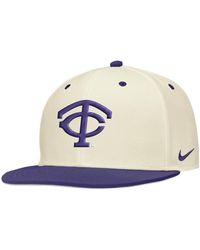 Nike - Tcu Horned Frogs On-field Baseball Performance Fitted Hat - Lyst