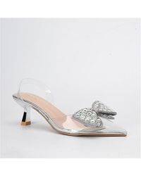 BERNESS - Maxi88 Clear Upper Kitten Heels - Lyst