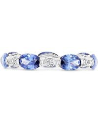 Macy's - & White Cubic Zirconia Band Ring (5-7/8 Ct. T.w. - Lyst