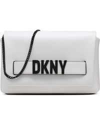 DKNY - Pilar Small Leather Clutch - Lyst