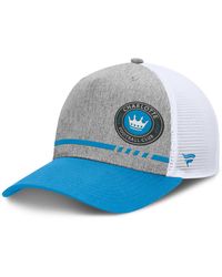 Fanatics - Charlotte Fc Low Block Trucker Adjustable Hat - Lyst