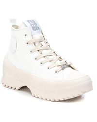 Xti - Canvas Platform High-top Sneakers By - Lyst