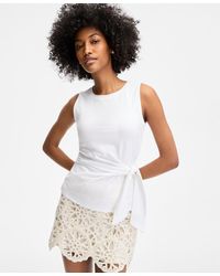 On 34th - Side-tie Tank Top - Lyst