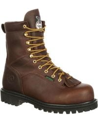 Georgia Boot - Lace-to-toe Steel Toe Waterproof Work Boot - Lyst