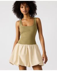 Steve Madden - Bubble Linnea Mixed-media Mini Dress - Lyst