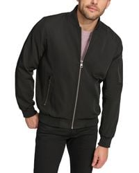 Calvin Klein - Solid-color Zipper Flight Jacket - Lyst