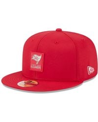 KTZ - Tampa Bay Buccaneers 2025 Sideline 59fifty Fitted Hat - Lyst