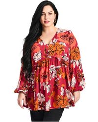 Avenue - Plus Size Harley Tunic - Lyst