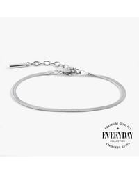 ALEX AND ANI - Everyday Herringbone Chain Bracelet - Lyst