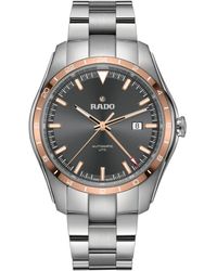 Rado - Swiss Automatic Hyperchrome Utc Two-tone Stainless Steel Bracelet Watch 44mm - Lyst