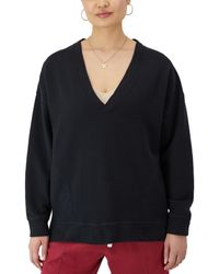 Champion Champion Uo Exclusive Oversized V neck Cropped Sweatshirt in Purple Lyst