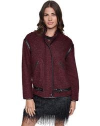 DKNY - Boucle Short Jacket - Lyst
