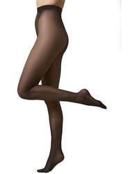 Memoi - Energizing Light Support Non-control Top Pantyhose - Lyst