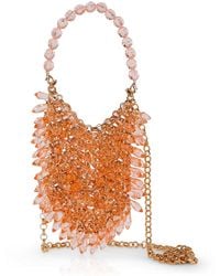 Badgley Mischka - Woman's Lively Dripped Crystal Mini Pouch Crossbody - Lyst