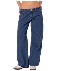 Edikted - Raelynn Washed Low Rise Jeans - Lyst