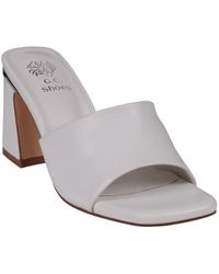 Gc Shoes - Soho Square Toe Block Heel Dress Sandals - Lyst