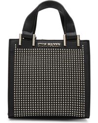 Steve Madden, Bags, Steve Madden Black Darby Tote With Extra Bag Nwt