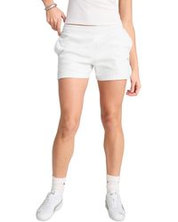 PUMA - Essential Solid-color Pointelle 4" Shorts - Lyst