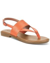 Style & Co. - Sadiee Thong Flat Slingback Sandals - Lyst