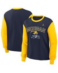 Nike - Â Michigan Wolverines Boxy Long Sleeve T-shirt - Lyst