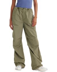 Levi's - Solid Drawstring-waist Cotton Parachute Pants - Lyst