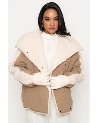 JLUXLABEL - Contrast Sherpa Jacket - Lyst