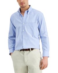 Club Room - Regular Fit Pinpoint Dress Shirt - Lyst