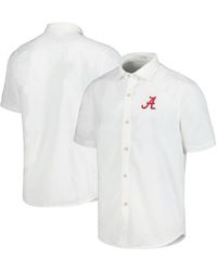 Tommy Bahama - Alabama Crimson Tide Coconut Point Palm Vista Islandzone Camp Button-up Shirt - Lyst