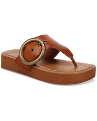 Zodiac - Jadon T-strap Buckled Slip-on Sandals - Lyst