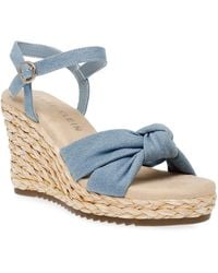 Anne Klein - Wheatley Ankle Strap Espadrille Wedge Sandals - Lyst