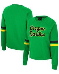 Colosseum Athletics - Oregon Ducks Talent Competition Raglan Pullover Sweatshirt - Lyst