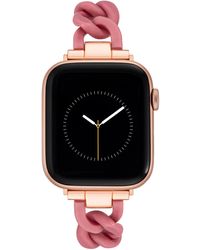 Nine West - Plastic Link Bracelet With Stainless Steel Adaptors Compatible With 42mm, 44mm, 45mm Ultra 49mm Apple Watch - Lyst