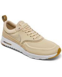 Nike Air Max Thea Premium Sneaker in Brown | Lyst