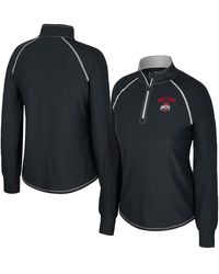Colosseum Athletics - Ohio State Buckeyes Bikram Raglan Quarter-zip Sweatshirt - Lyst