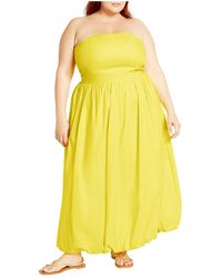 City Chic - Alina Maxi Dress - Lyst