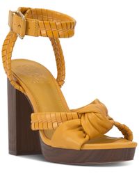 Vince Camuto - Fancey Woven Platform Dress Sandals - Lyst