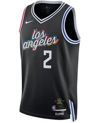 Nike Kawhi Leonard Black La Clippers 2022/23 City Edition Swingman Jersey