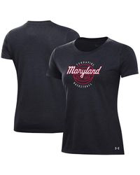 Under Armour - Maryland Terrapins Throwback Basketball Performance Cotton T-shirt - Lyst