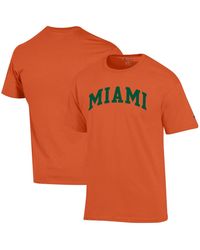 Champion - Miami Hurricanes Basic Arch T-shirt - Lyst