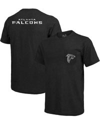 Majestic - Atlanta Falcons Tri-blend Pocket Heathered T-shirt - Lyst